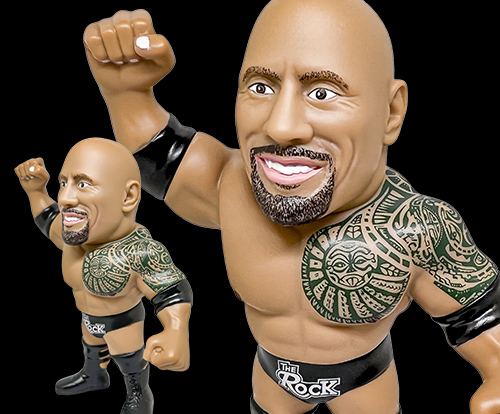 16d ソフビコレクション021 WWE The Rock (ザ・ロック)